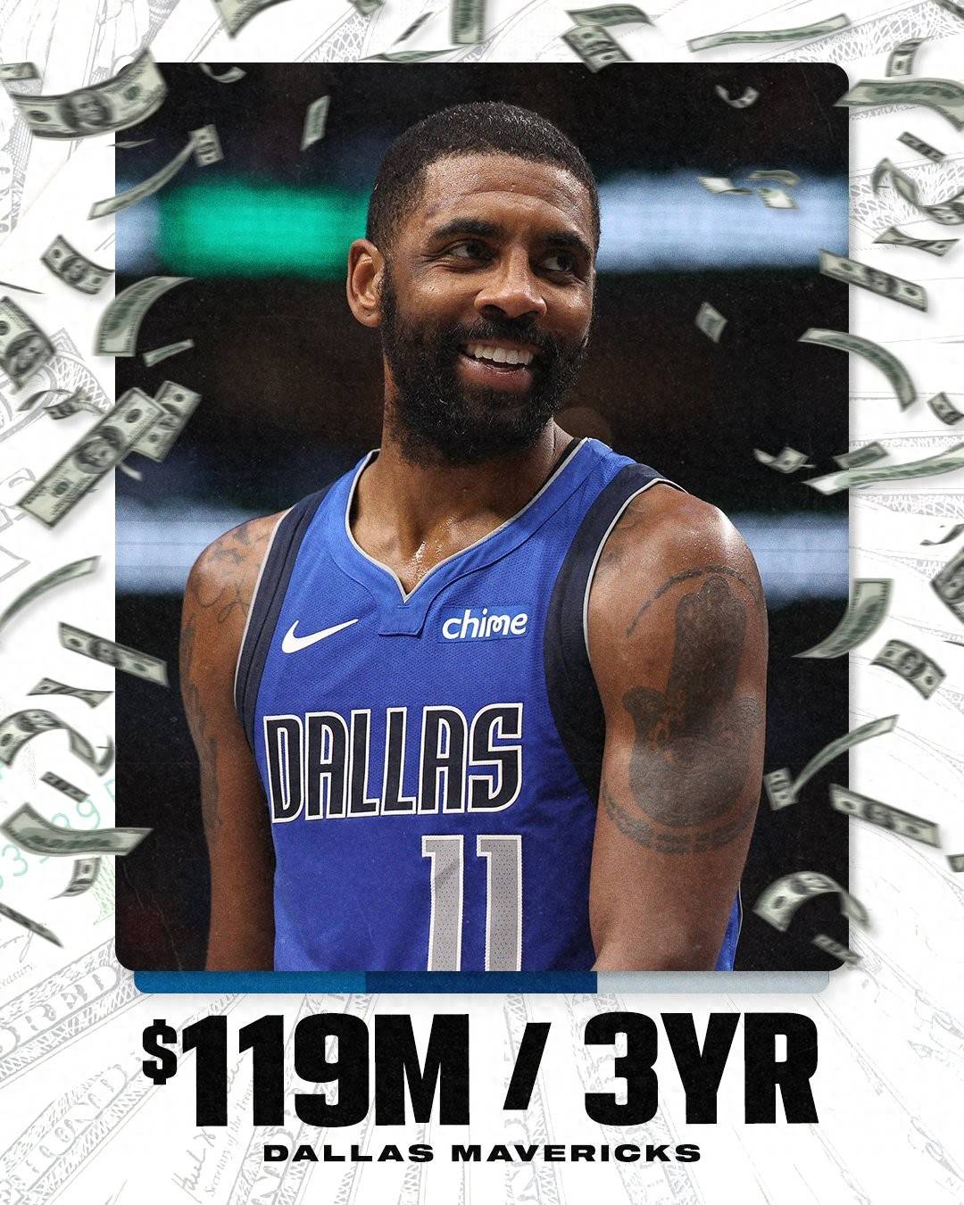 包含NBA：两笔交易达成，欧文降薪助独行侠补强，湖人问价维金斯的词条